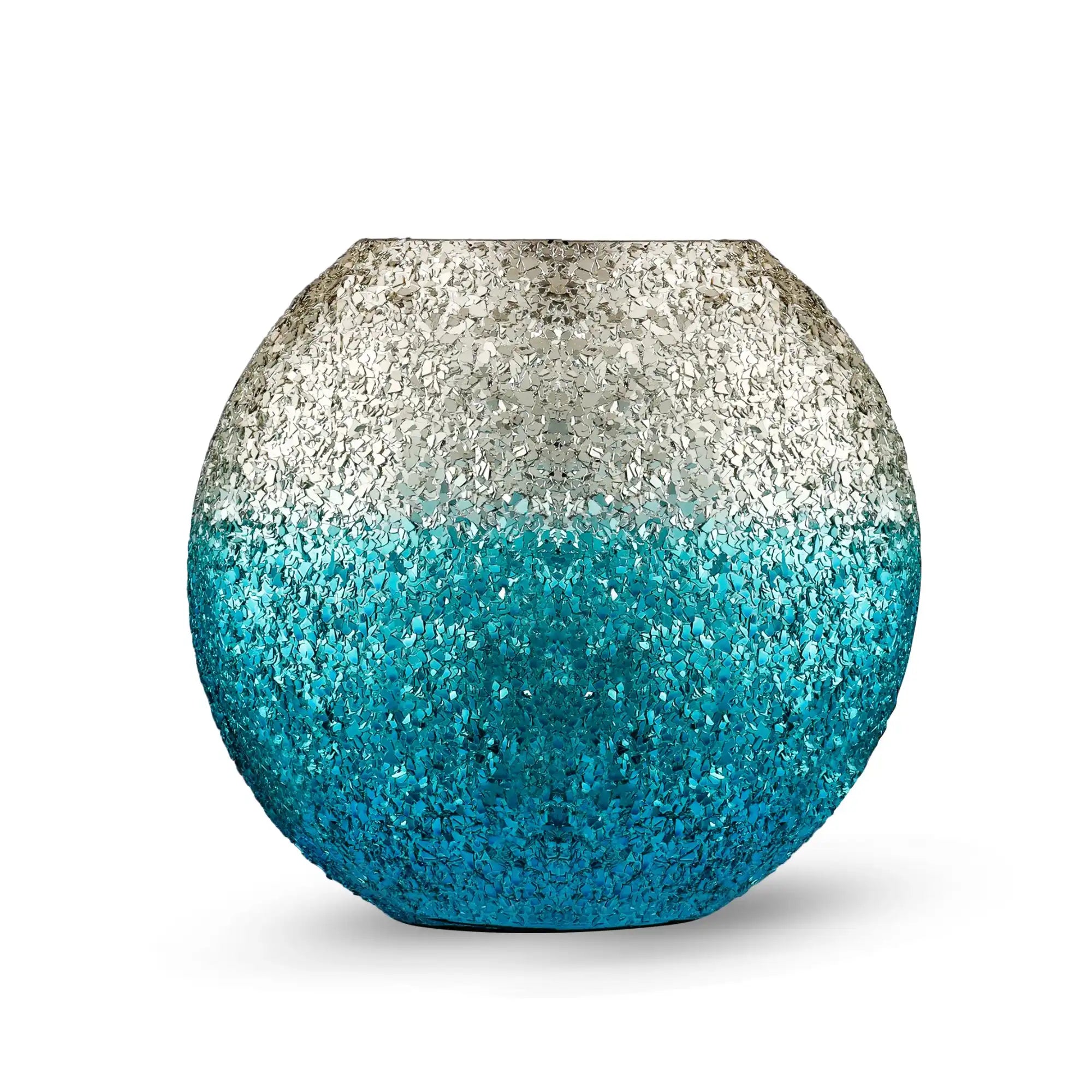 Luminous Glitter Vase - Blue Ombre