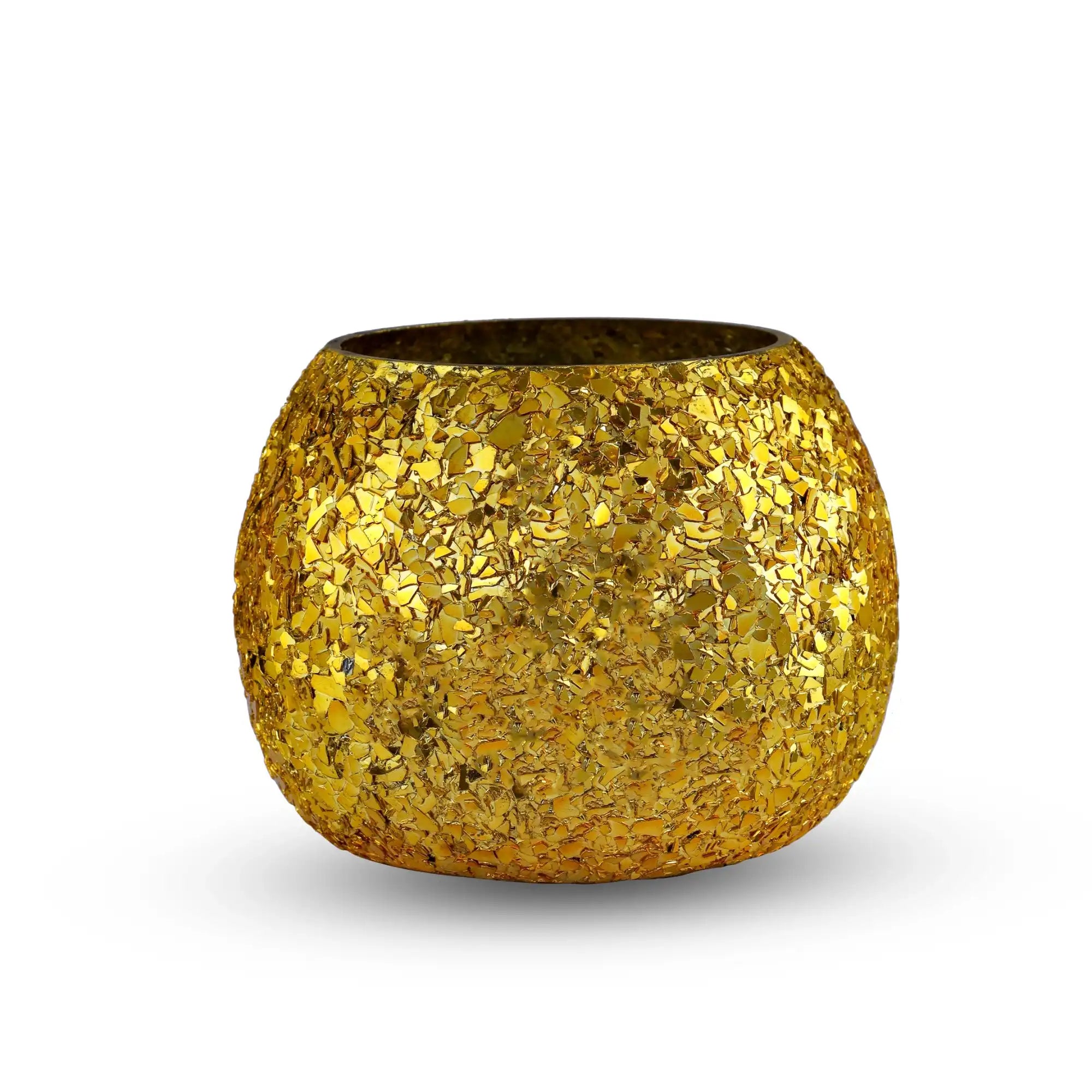 Luminous Glitter Votive - Gold