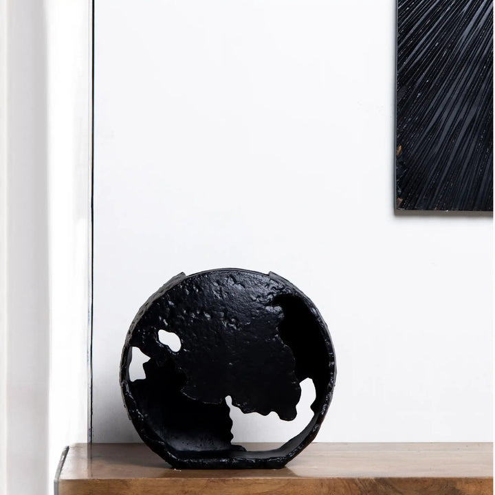 Dark Terra Vase (Black Large)