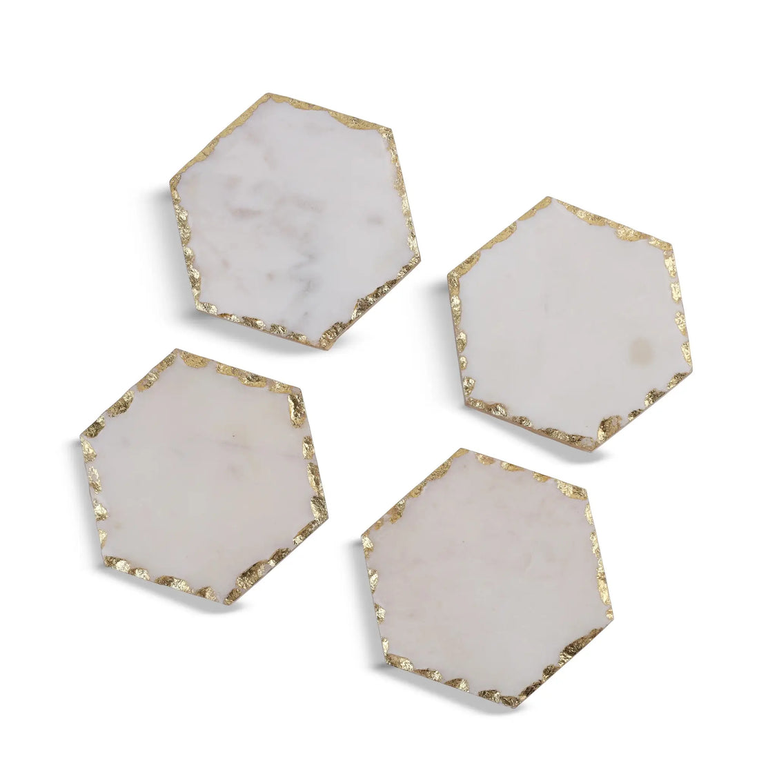 Luxe Marble Hexagon Coasters