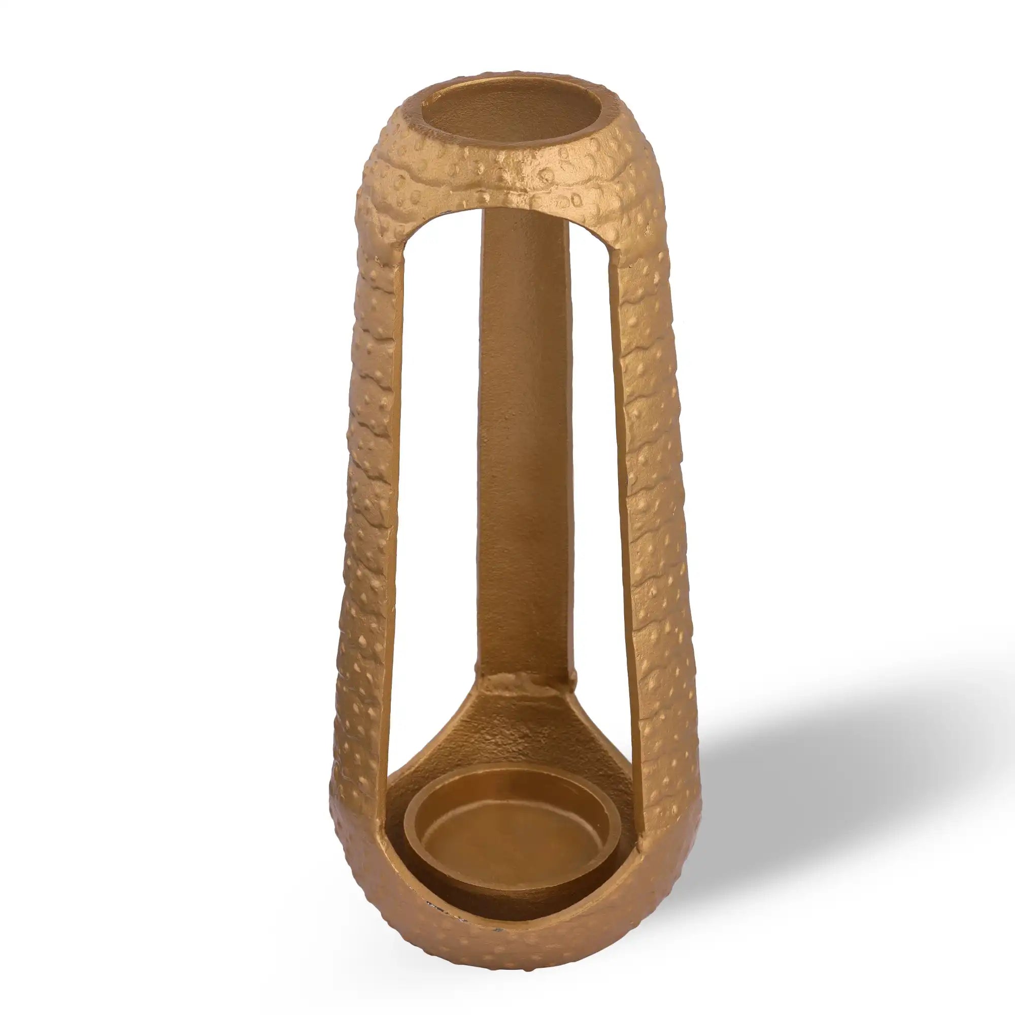 Golden Pillar Candle Holder(Small)