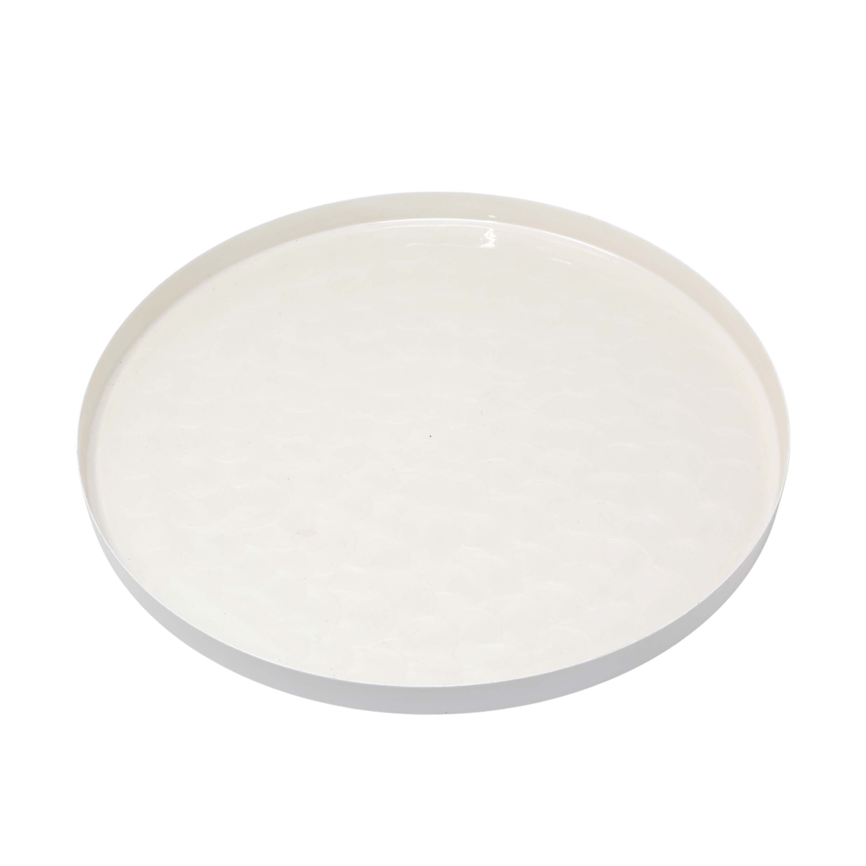 White Glow Metal Plate