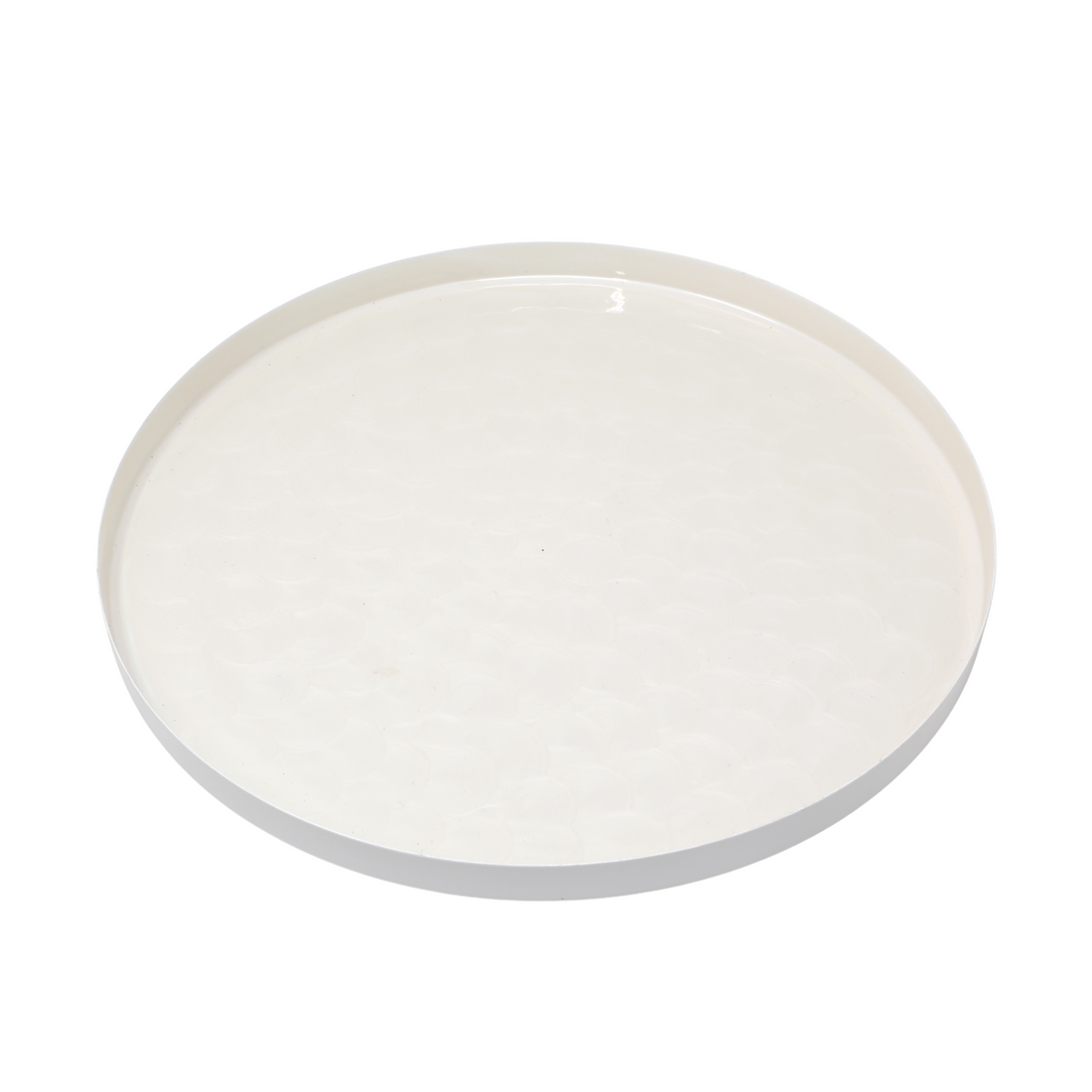 White Glow Metal Plate