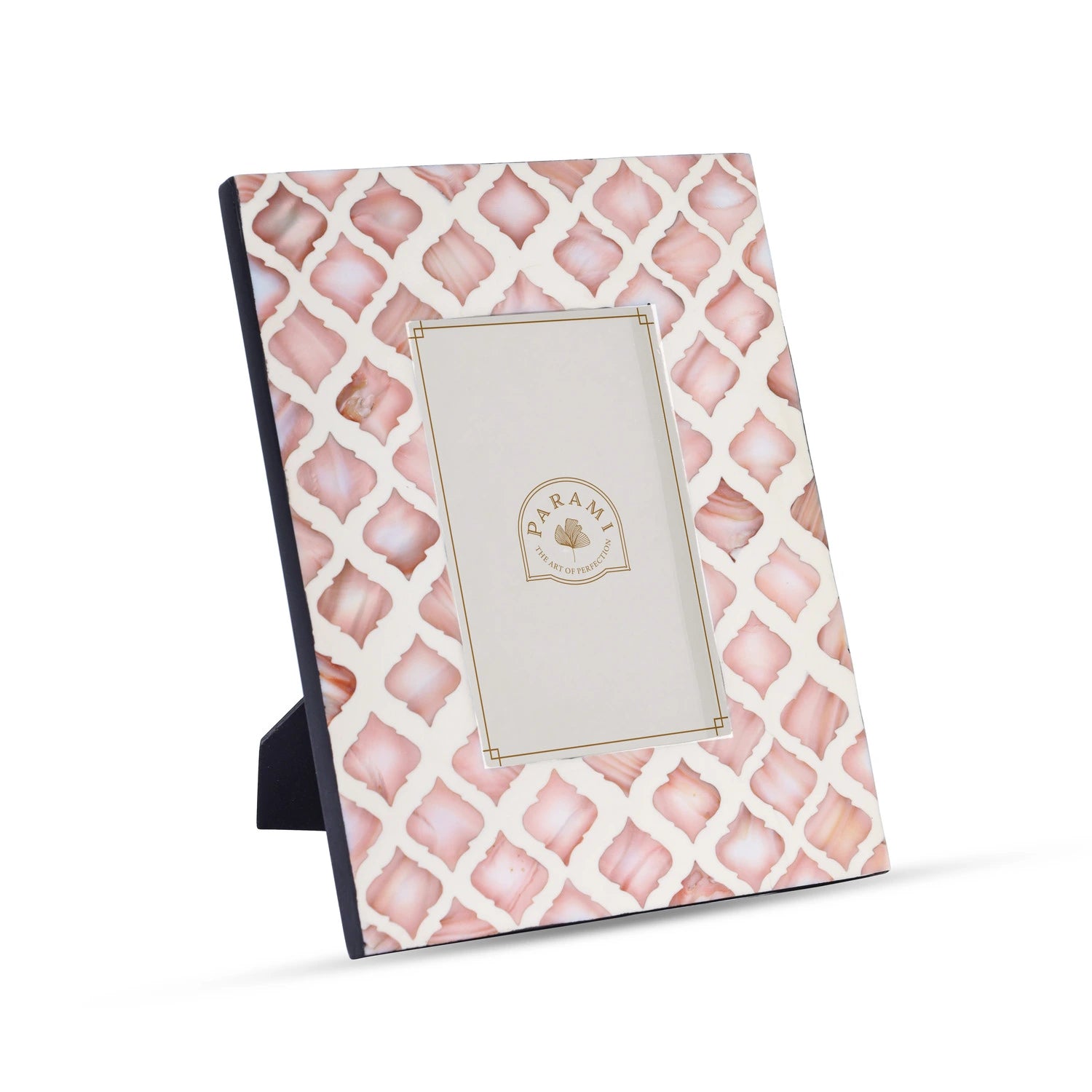 Decorative photo frames Rose Prism MOP Photo Frame with premium mother of pearl detailing by Parami