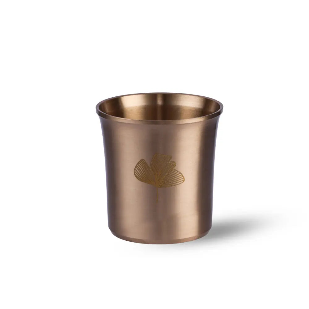 Premium Kansa Utensils Kansa Short Glass with handcrafted metal finish by Parami