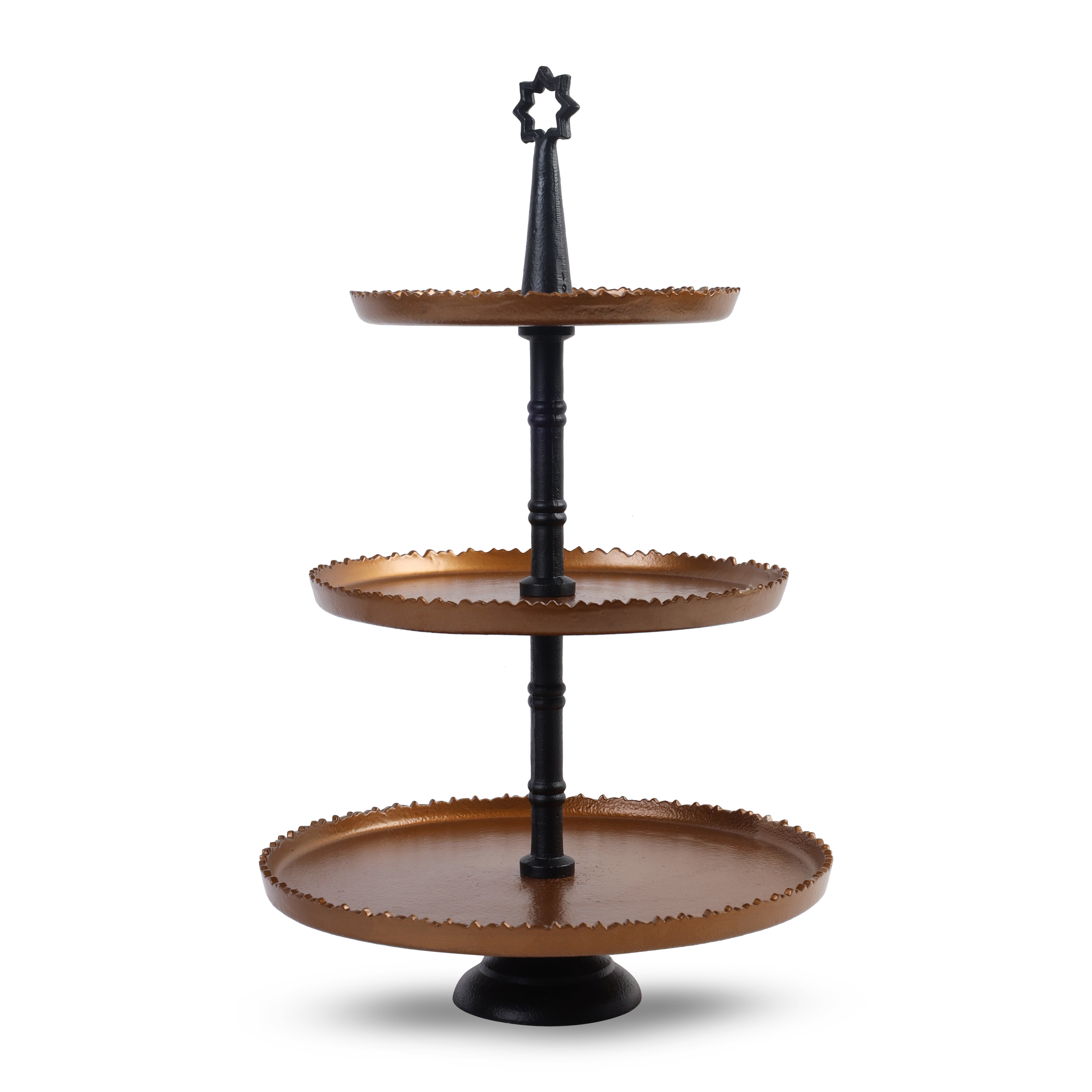 Parami cake display stand shown on a white background with a three tier cake stand design