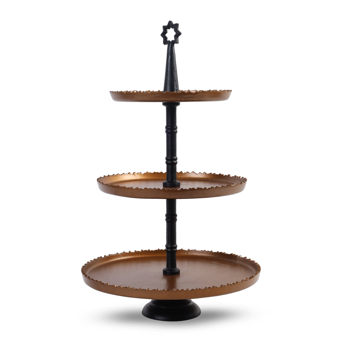 Parami cake display stand shown on a white background with a three tier cake stand design