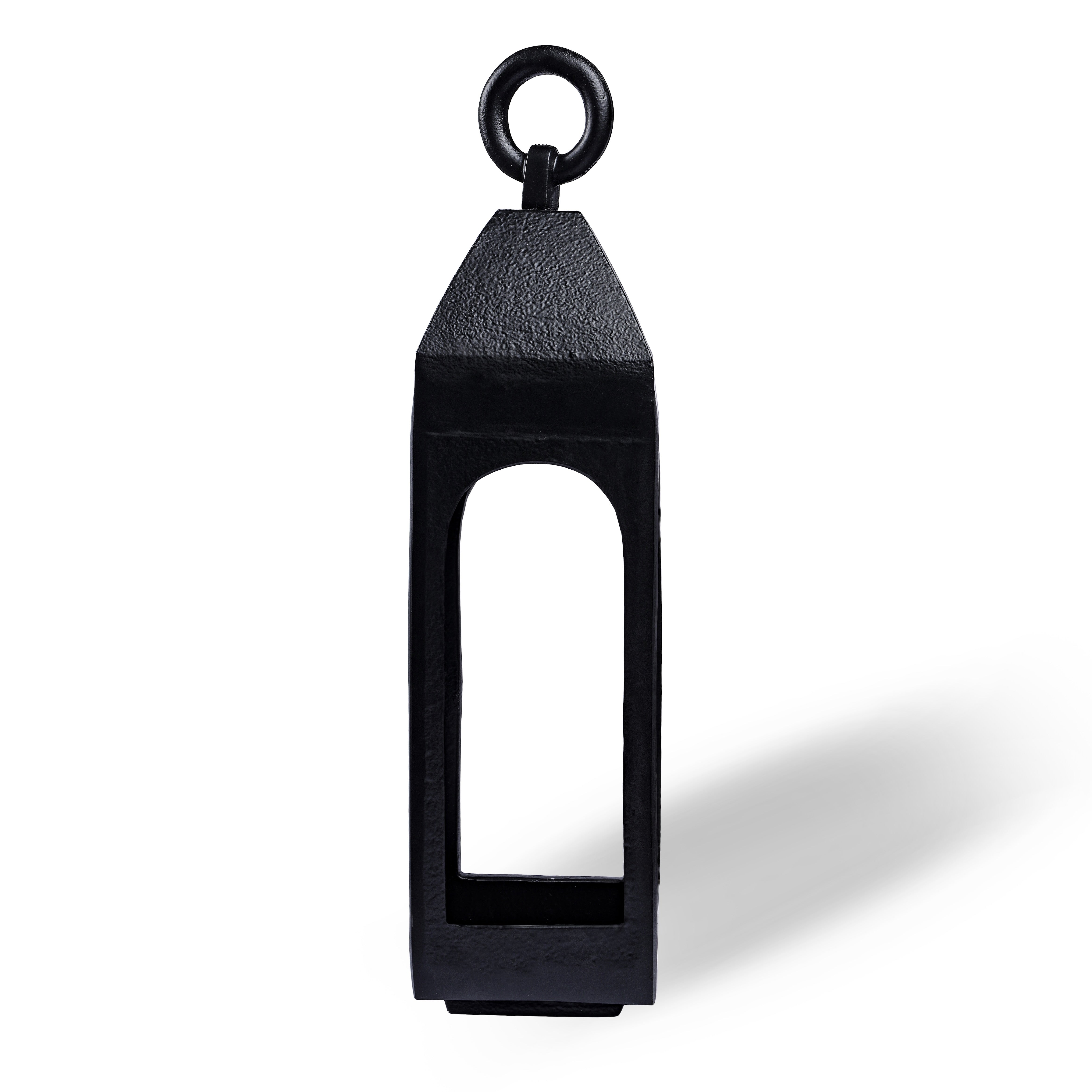 Decorative lanterns with minimal black metal design for modern home decor by Parami